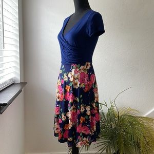 ModCloth Floral Wrap Front Dress!